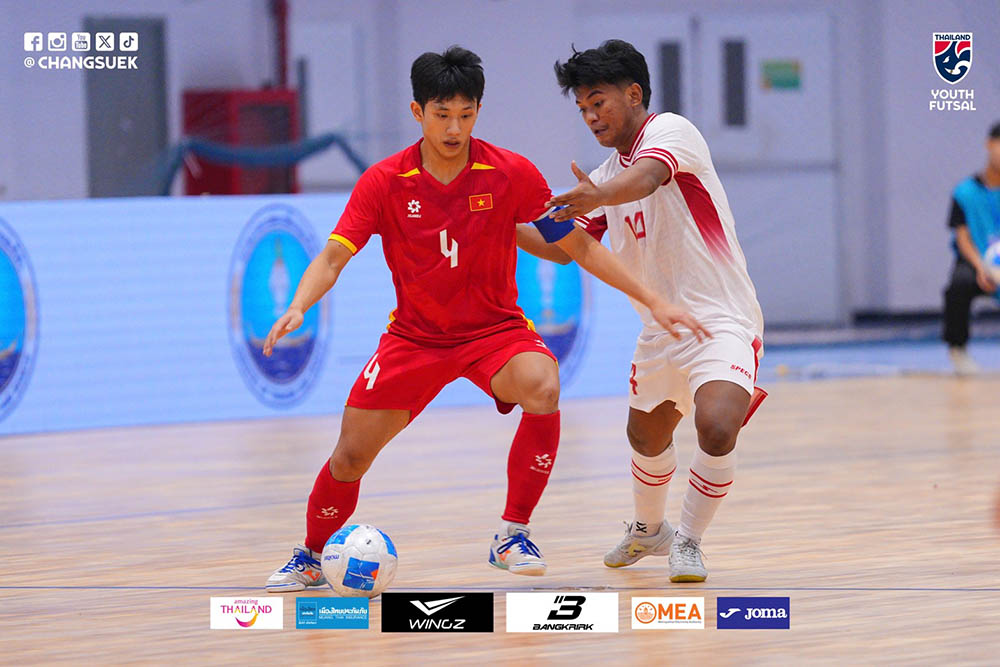 La sub-19 de futbol sala de Vietnam pierde la final del Campeonato Sub-19 de Futbol Sala del Sudeste Asiatico. Foto: Changsuek