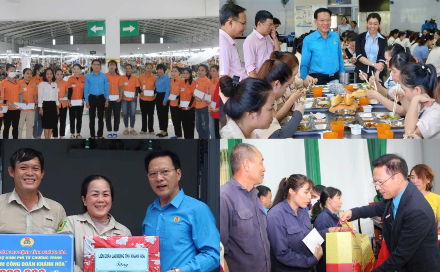 Khanh Hoa Trade Union stands side by side with union members and workers to improve working conditions and support housing for union members affected by natural disasters. Photo: Phuong Linh