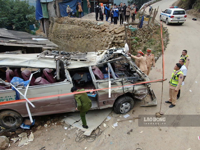 Khu vuc xay ra tai nan co dia hinh doc keo dai. Anh: Van Duc 