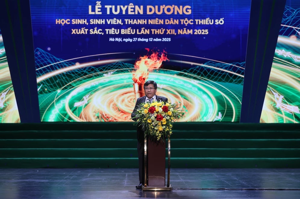 Thu truong Bo Dan toc va Ton giao Y Thong phat bieu. Anh: BTC