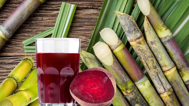 Almond root cooked with sugarcane juice is a good drink for blood. Graphic photo: Huong Son