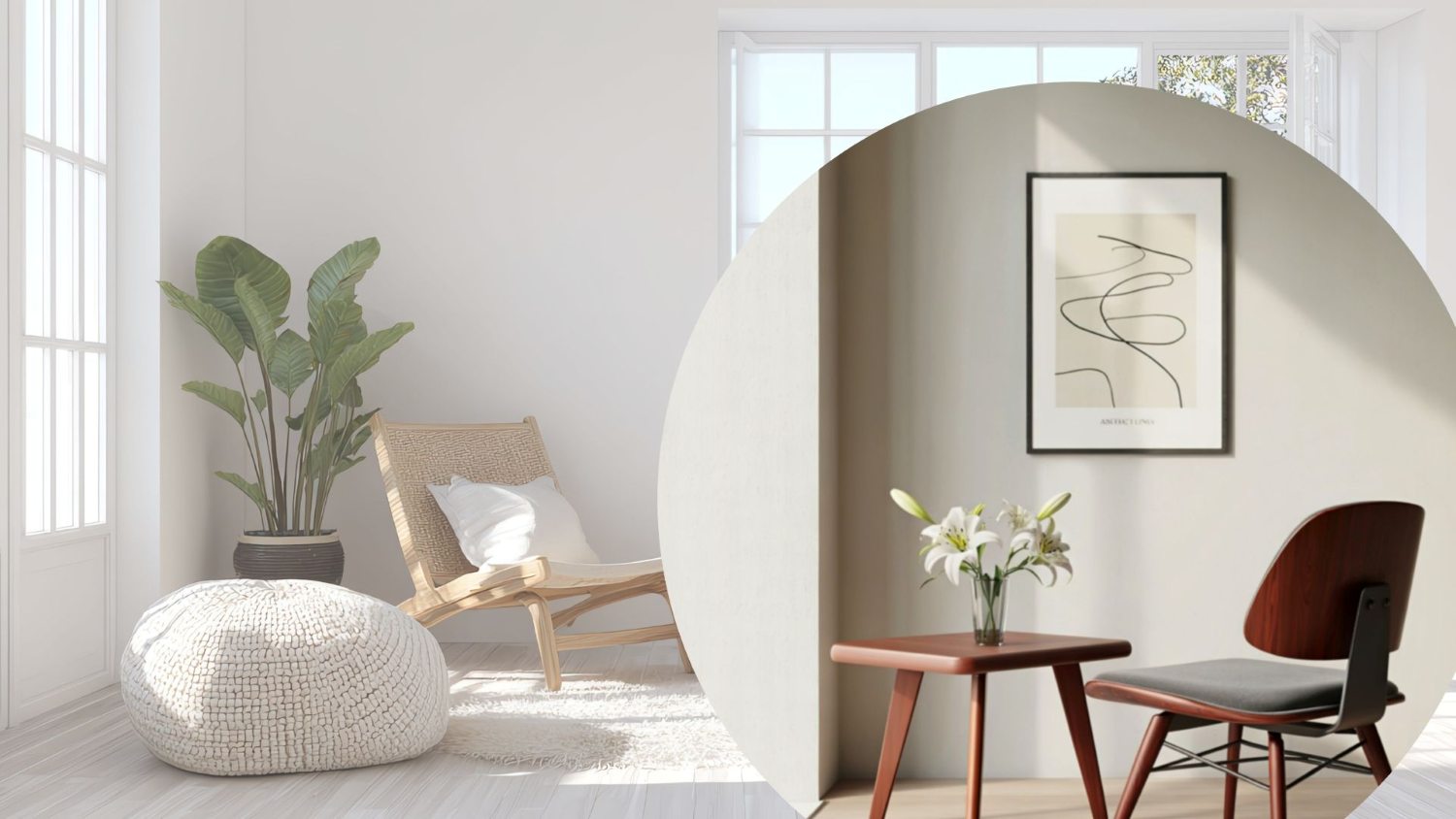 Furniture from recycled wood and bamboo contributes to creating an environmentally friendly living room space. Graphics: Thanh Thanh