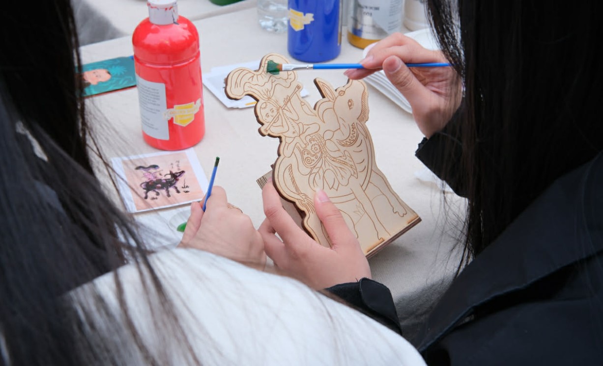 Cac hoat dong trai nghiem buoi sang. Anh: BTC