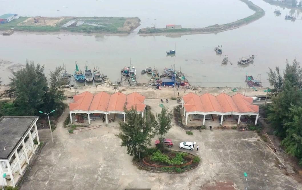 Cang ca Hoang Phu (o xa Hoang Thanh, tinh Thanh Hoa) duoc dau tu voi so tien hon 40 ti dong. Anh: Huong Quynh