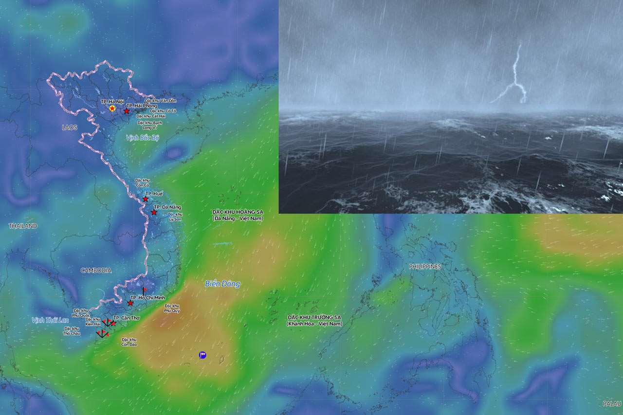 오늘과 내일 12월 29일의 악천후 예측