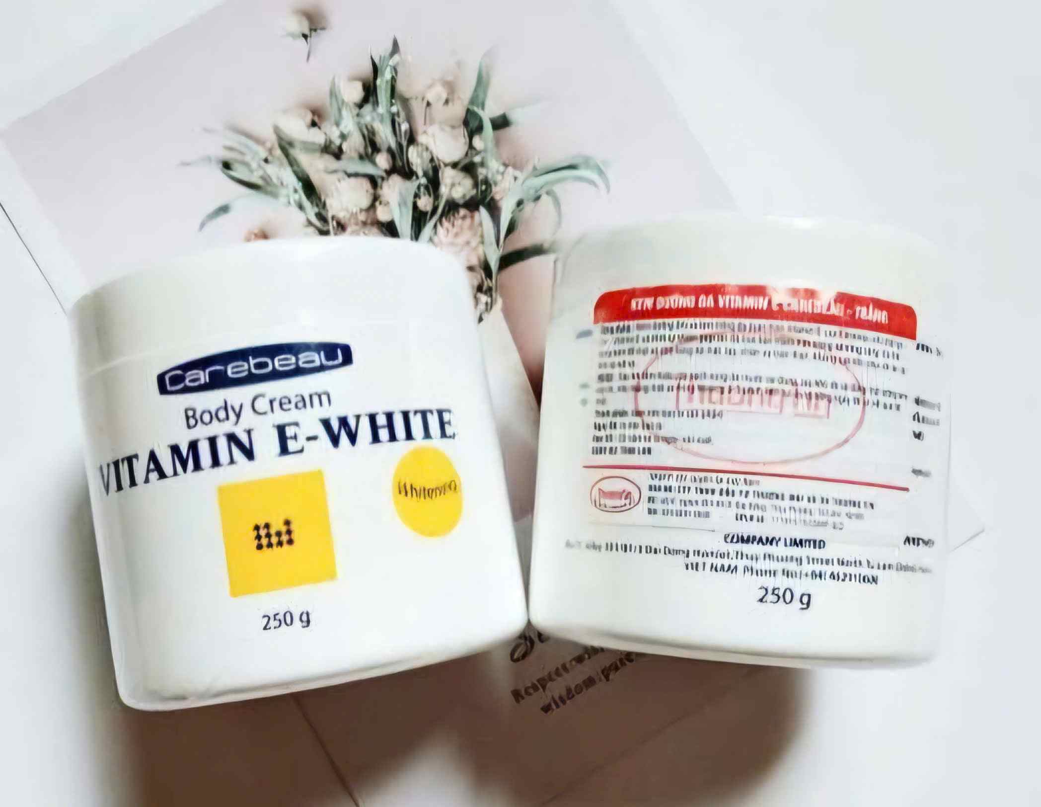 San pham Kem duong da Vitamin E Carebeau – Trang (Carebeau Cream Vitamin E - White) buoc thu hoi. Anh: So Y te cung cap 