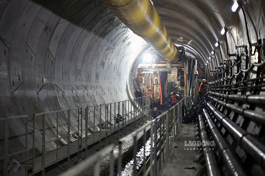 Hanoi informs about the completion time of the Nhon - Hanoi Station urban railway line. Photo: To The