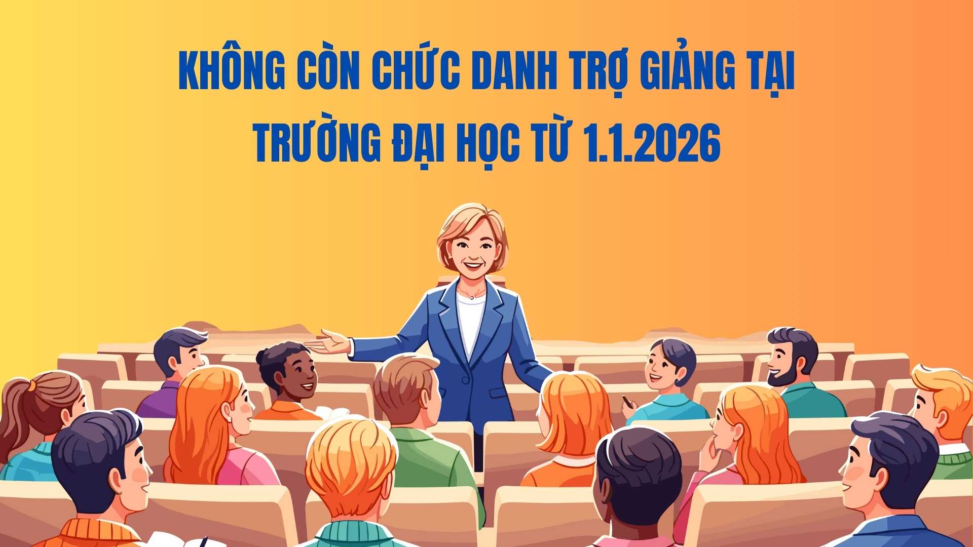 No more teaching assistant positions at universities from January 1, 2026