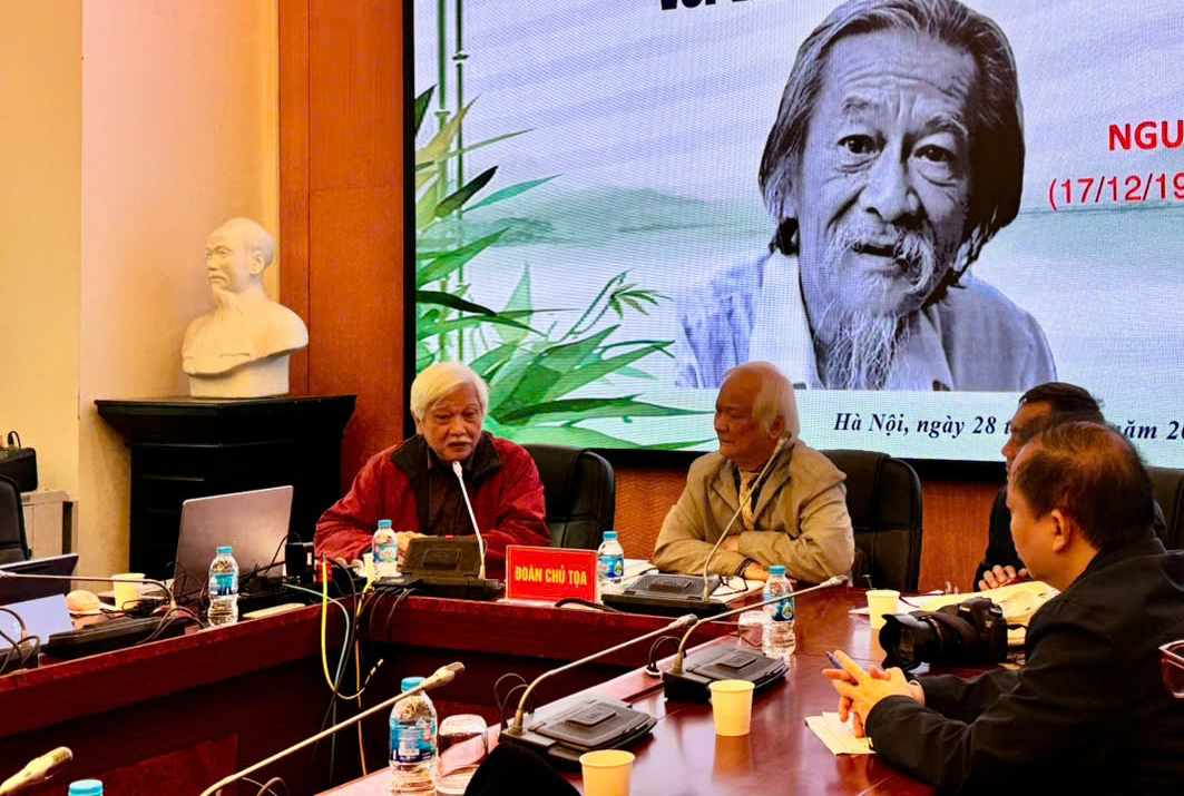 Cac dong nghiep, hoc tro, nha khoa hoc chia se nhieu cau chuyen ve doi thuong ve Nguyen Tu Chi. Anh: Quynh Hoa