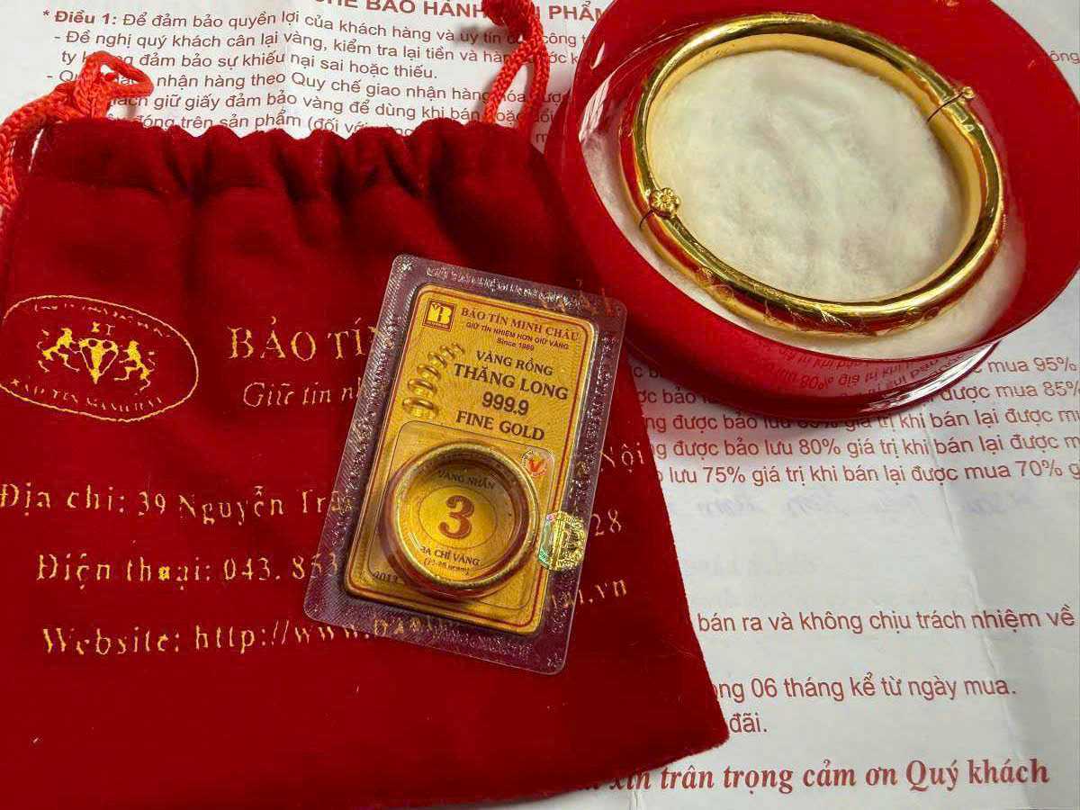 Gold ring price on December 28 traded at 156.9 - 159.9 million VND/tael (buying - selling). Photo: Khanh Minh