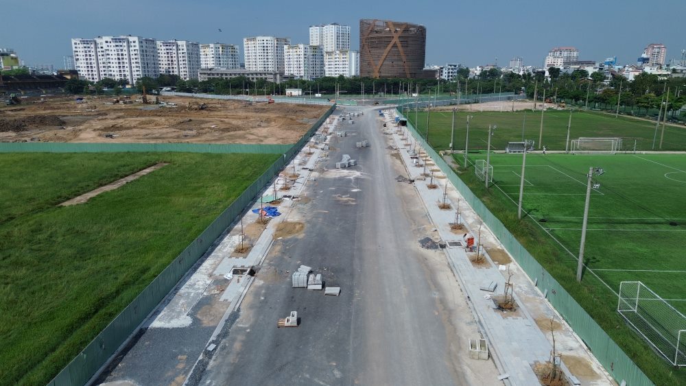  Tuyen duong ket noi truc duong Lu Gia da hinh thanh. Ảnh: Anh Tu