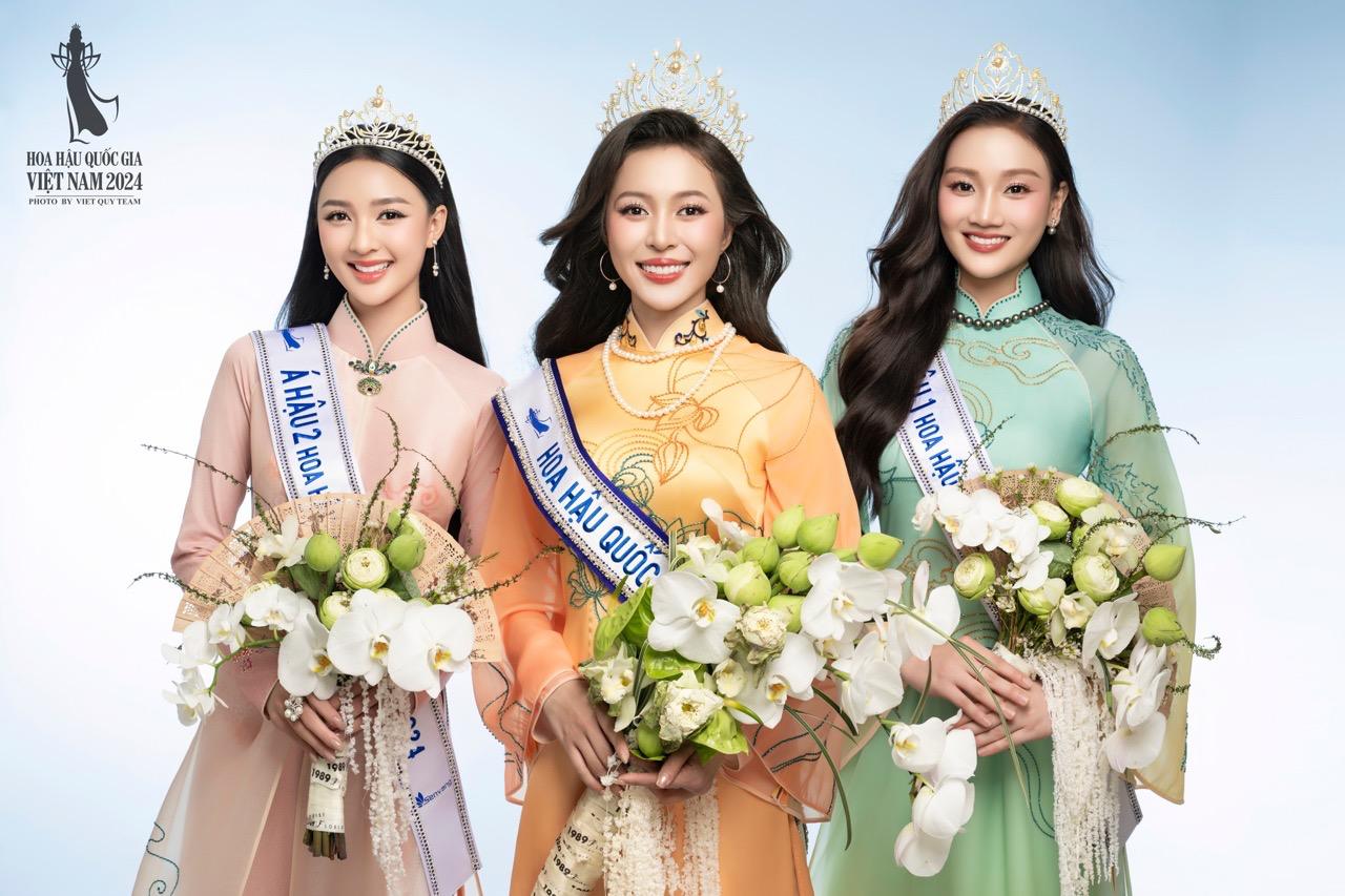 Top 3 Miss National Vietnam. Photo: Organizing Committee.