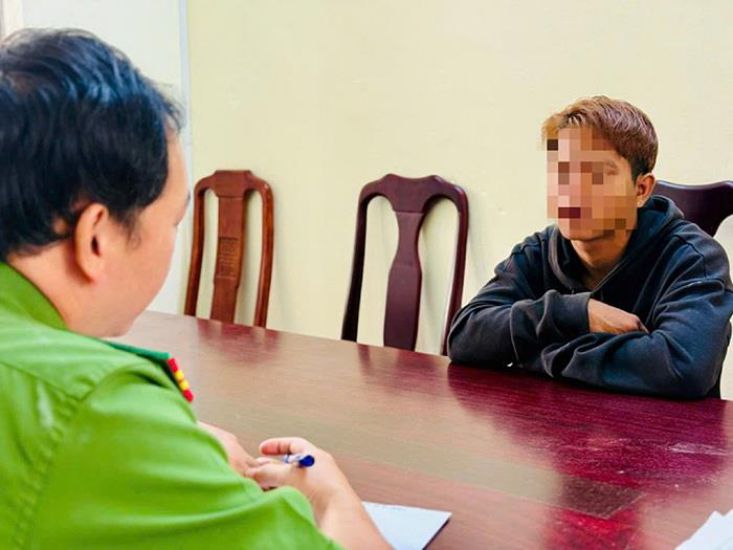 In early August 2025, a victim of human trafficking who was tricked and taken to Myanmar was rescued by Hue City Police. Photo: Ministry of Public Security