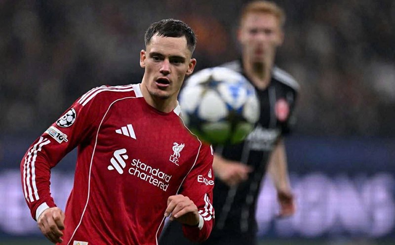 Florian Wirtz ghi bàn và giải tỏa áp lực cho Liverpool