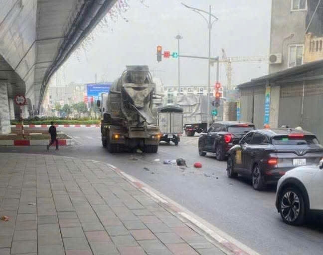 Scene of the accident. Photo: Page Hai Phong