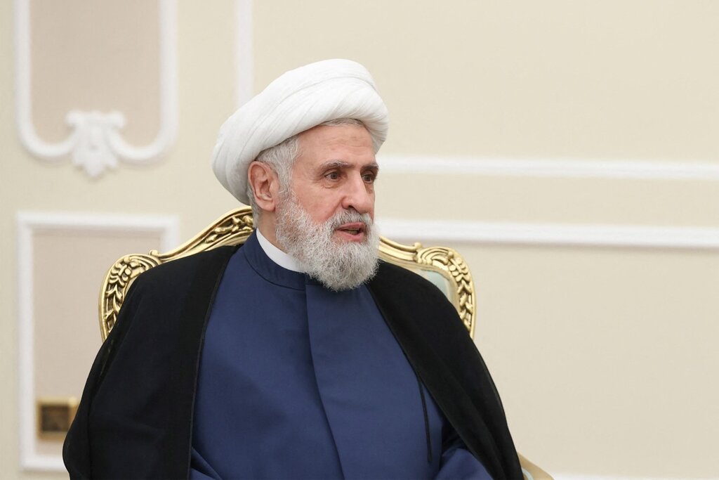 Hezbollah leader Naim Qassem. Photo: AFP