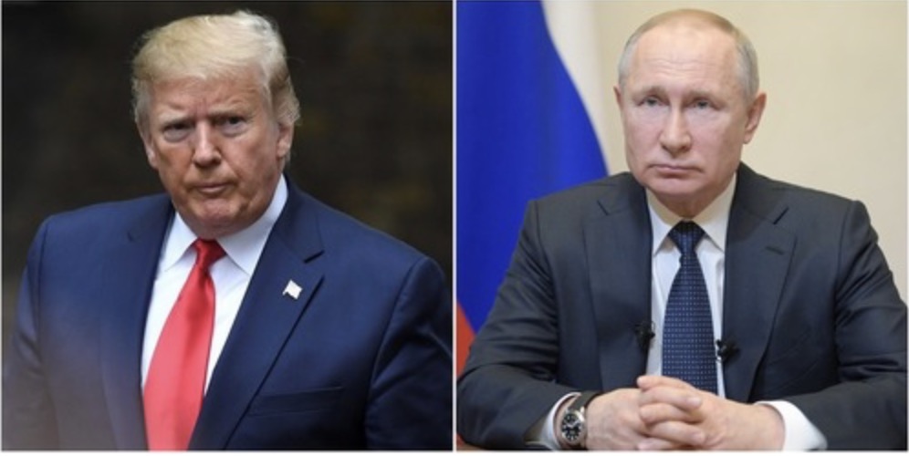 트럼프 대통령과 푸틴 대통령은 미국 우크라이나 평화 과정에 대한 트럼프 대통령과 젤렌스키 대통령의 회담을 앞두고 1시간 이상 긴 전화 통화를 했습니다. 사진: 신화통신