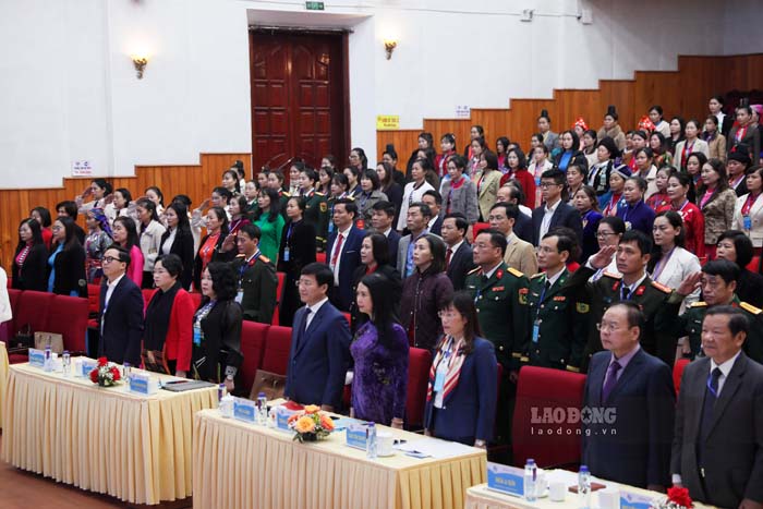 Delegates attending the Dien Bien Provincial Women's Union Congress. Photo: Quang Dat
