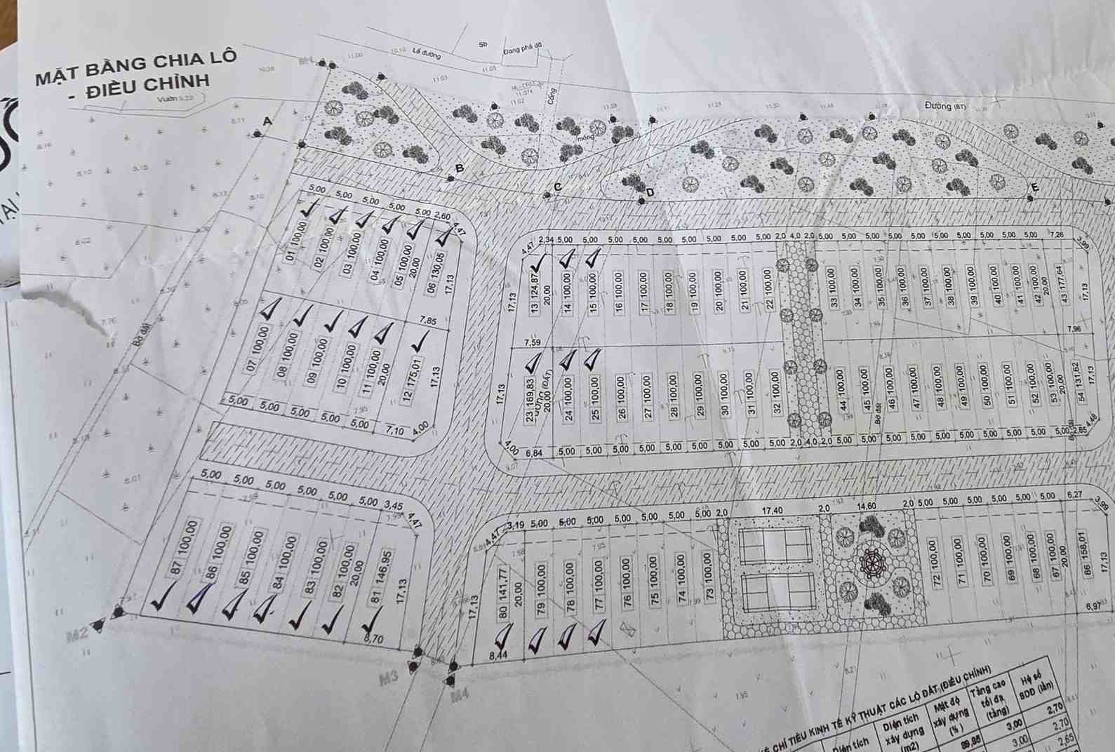 Thong tin cac lo dat dau gia. Anh: Nhu Ha