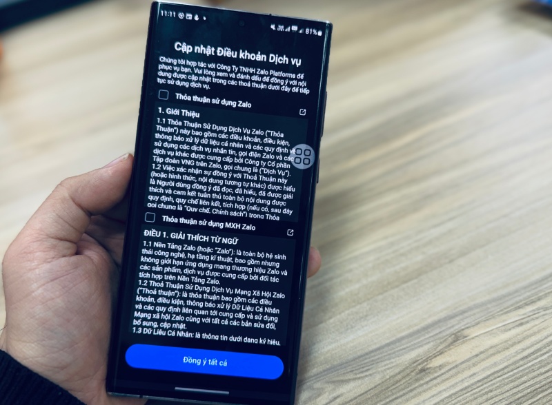 Zalo acaba de actualizar las condiciones del servicio, causando una fuerte reaccion de la comunidad de usuarios. Foto: Tri Minh