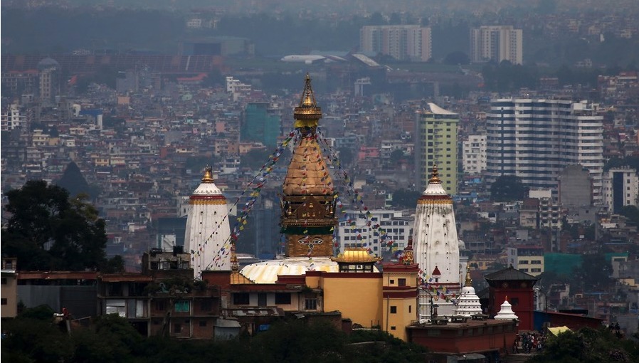 A corner of the capital Nepal. At the end of 2025, a 35-year-old former rapper joined the Rastriya Swatantra Party and ran for Prime Minister. Photo: Xinhua