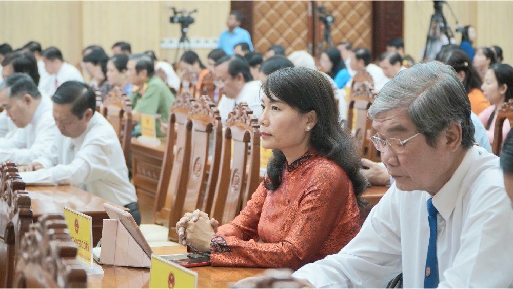 At the year-end session, the An Giang Provincial People's Council will consider and approve many important draft resolutions. Photo: Nguyen Anh