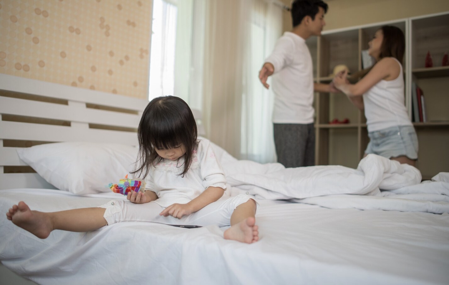 Excessive care from relatives can inadvertently cause cracks in the small family. Photo: Thuy Duong