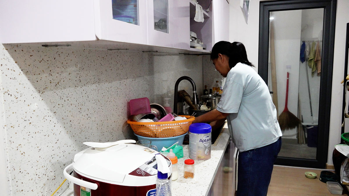 A social housing apartment at Doi Ngan Hang Apartment Project, Ha Long Ward, Quang Ninh Province. Photo: Doan Hung