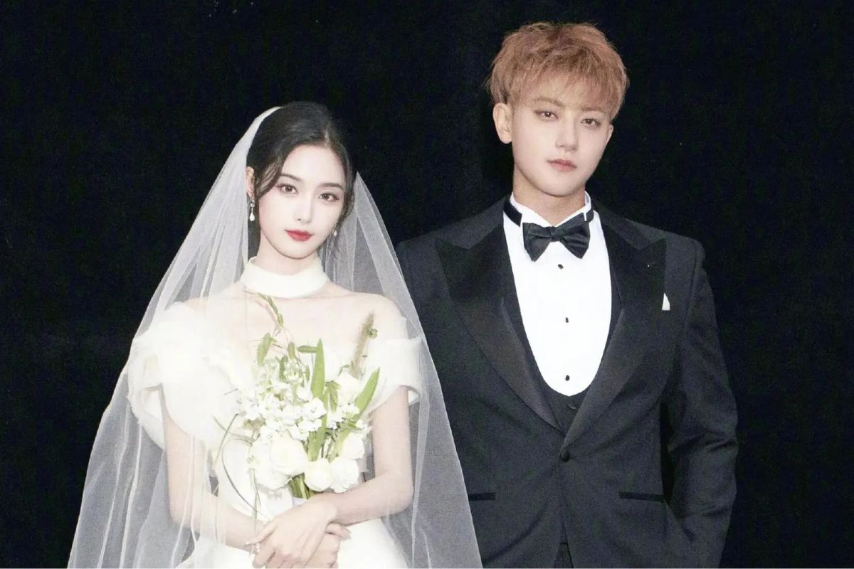 Couple Tu Nghe Duong and Hoang Tu Thao. Photo: Xinhua