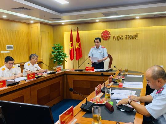 Images at the Announcement of the inspection decision of works and projects with difficulties and obstacles invested by the Tax Department on July 25. Photo: Government Inspectorate