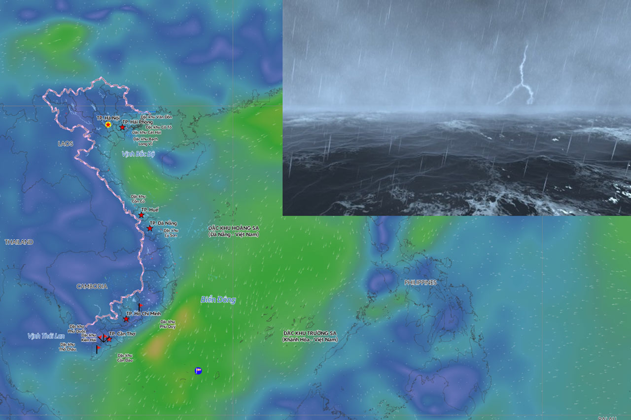 향후 2일간의 악천후 지역 예보
