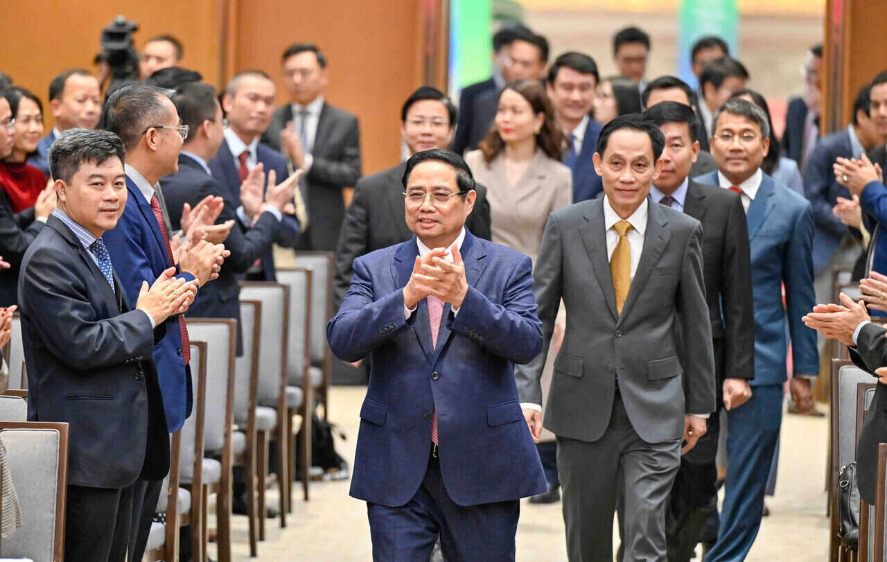 Politburo member, Prime Minister Pham Minh Chinh attended the conference to summarize the work of the diplomatic sector in 2025 and the direction and tasks for 2026 on the afternoon of December 29th. Photo: Nhat Ha