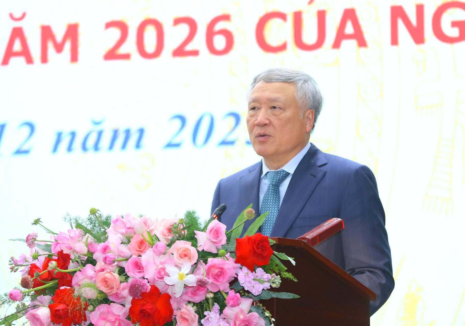 Politburo member, Standing Deputy Prime Minister Nguyen Hoa Binh stated that the specific arrangement of how many rooms is assigned to the locality for decision. Photo: Tong Giap