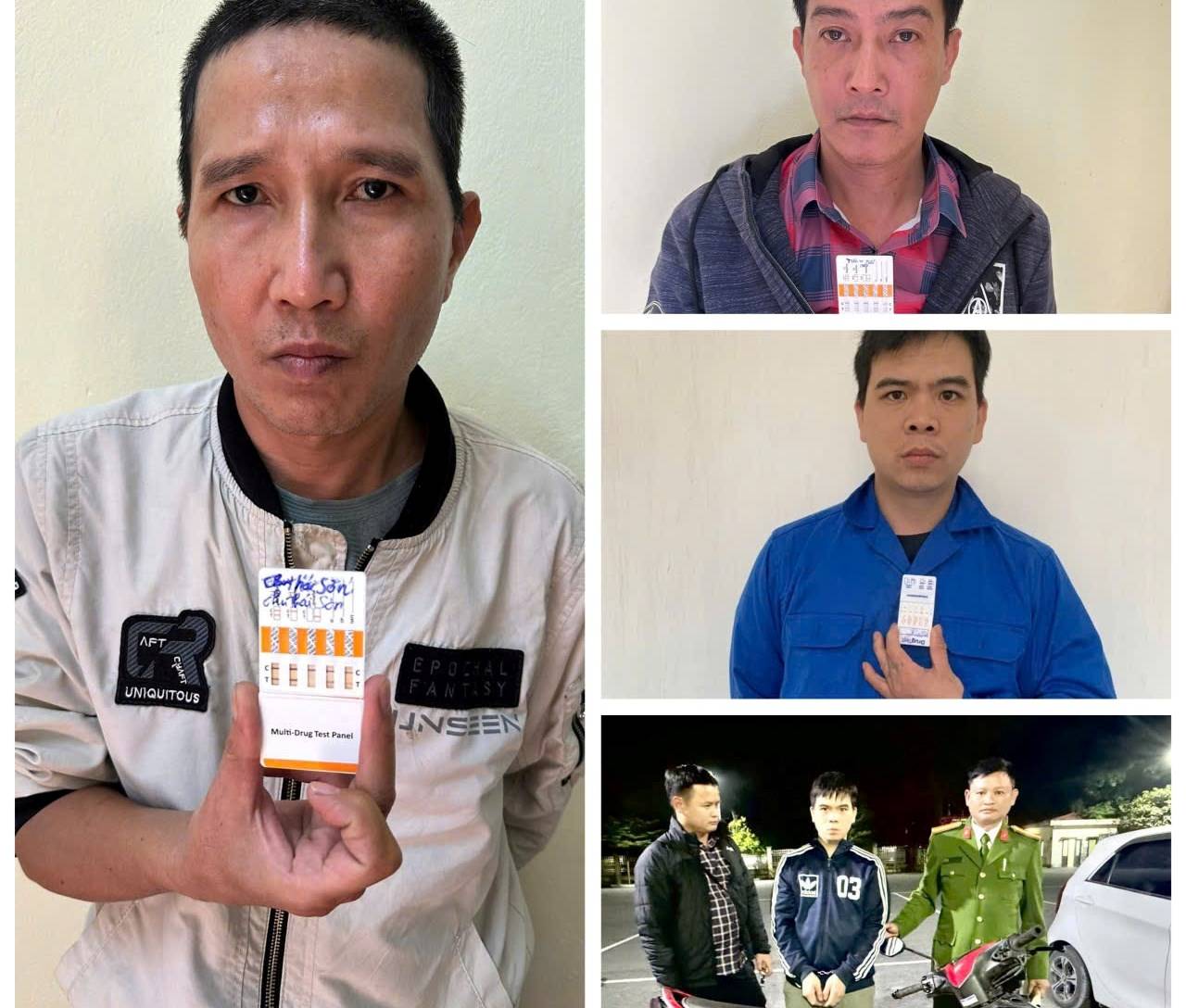 Subjects involved in 2 cases. Photo: Hai Phong City Police