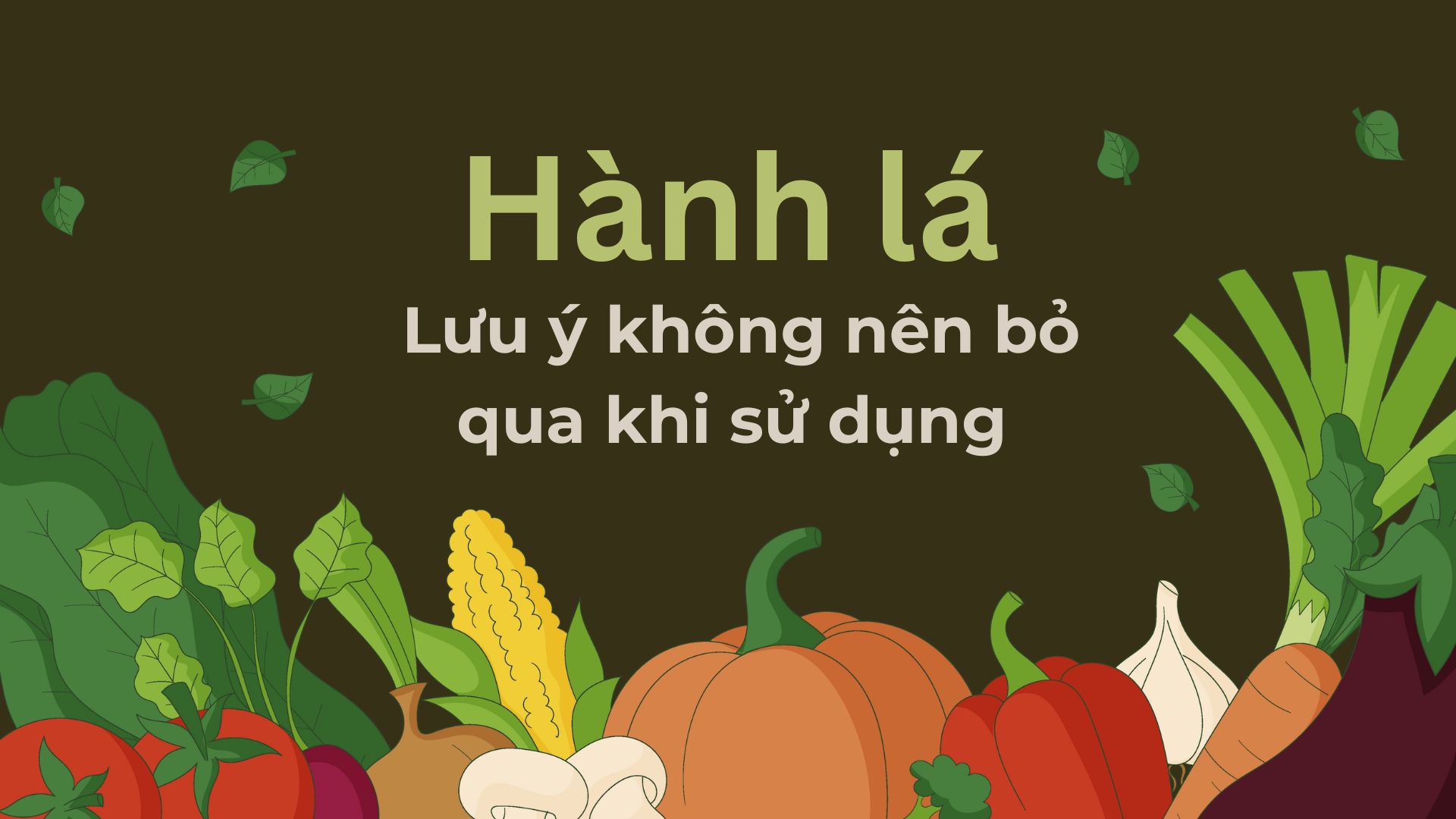 Notes to avoid when using scallions