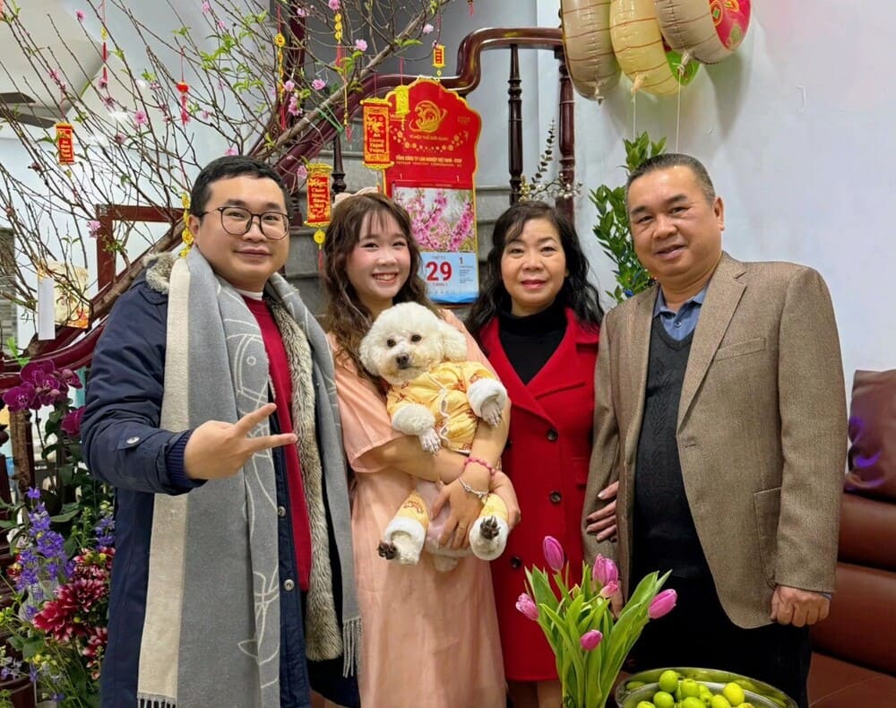 Please give your parents meaningful wishes on the occasion of the 2026 New Year. Photo: Tuan Dat