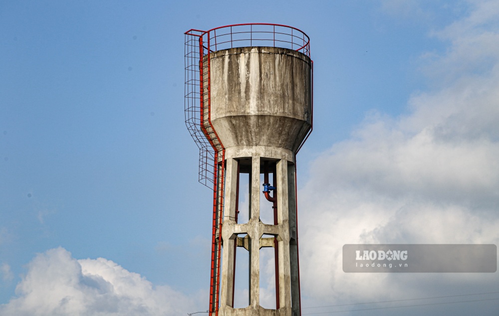 Thap nuoc da hoan thien nhung chua the su dung.