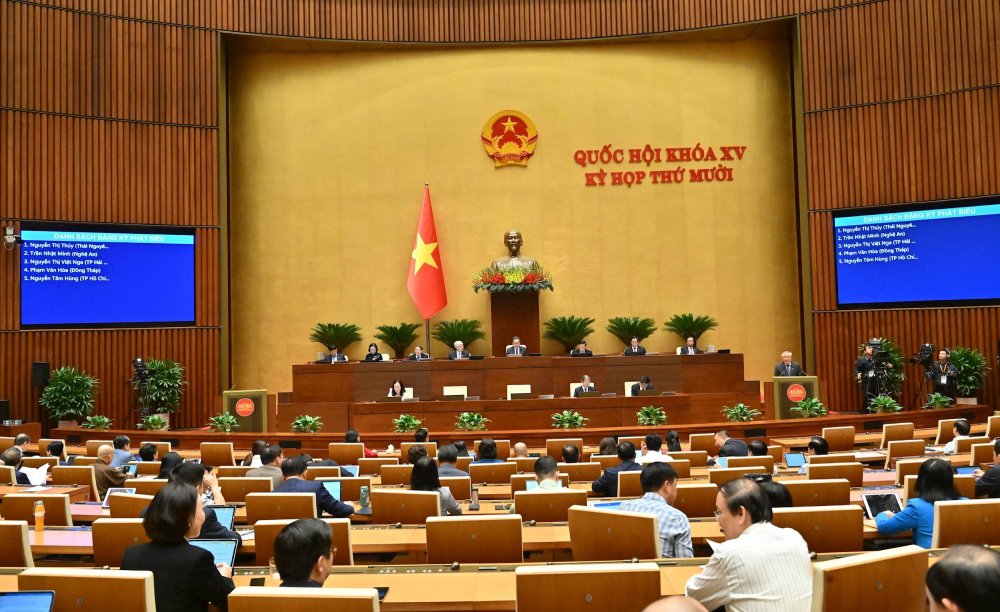 Phien hop sang 3.12 cua Quoc hoi. Anh: Quang Khanh