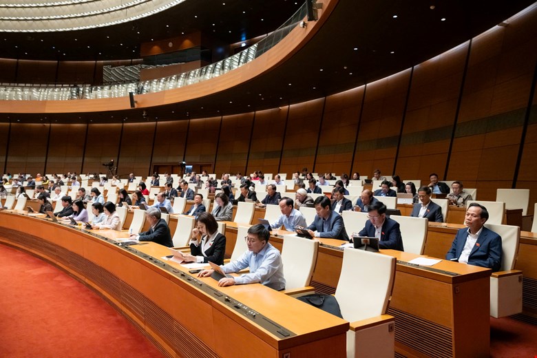 Quang canh phien hop. Media Quoc hoi