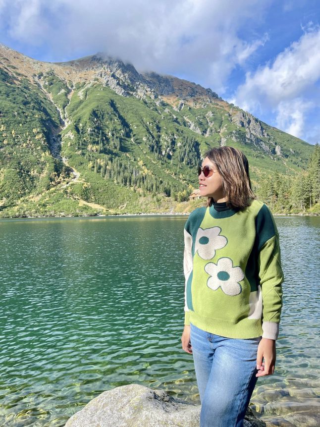 Phong canh dep nhu tranh o Morskie Oko - ho nuoc tuyet dep tren nui o Ba Lan. Anh: Dieu Linh