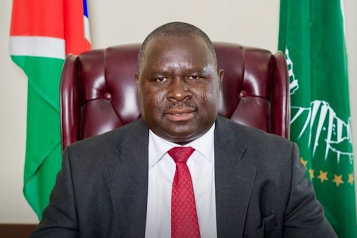 El politico namibio Adolf Hitler Unnona. Foto: RT