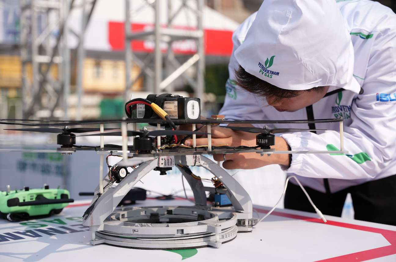 The Organizing Committee has selected the 28 best teams to compete in the national group stage of UAV CUP PV GAS 2025. Photo: Organizing Committee.