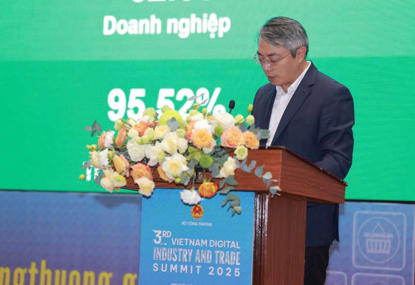 Ong Hoang Ninh, Pho Cuc truong Cuc Thuong mai dien tu va Kinh te so. Anh: Tuyet Lan 