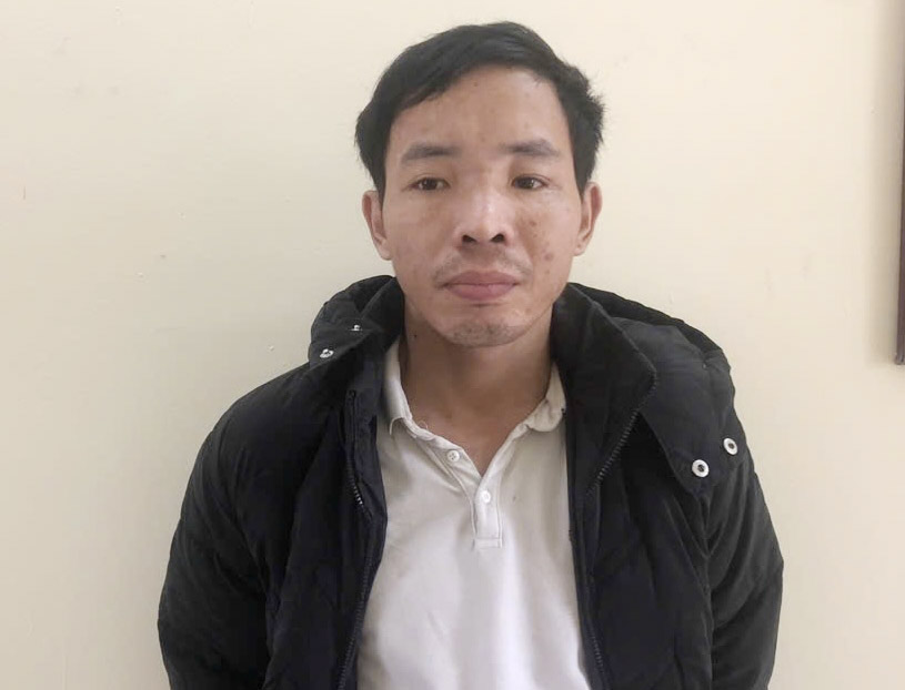 Cuong was prosecuted for theft. Photo: Ha Tinh Police.