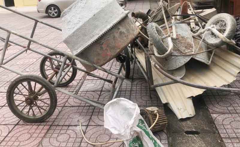 Tang vat vu trom cap. Anh: Cong an Ha Tinh.