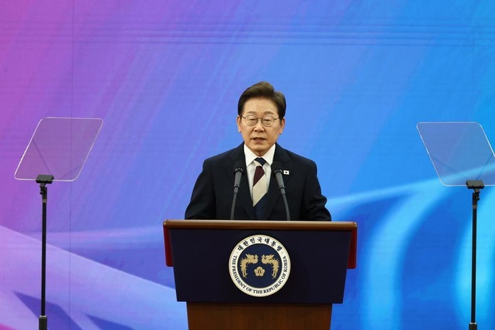 Presidente de Corea del Sur Lee Jae Myung. Foto: Xinhua