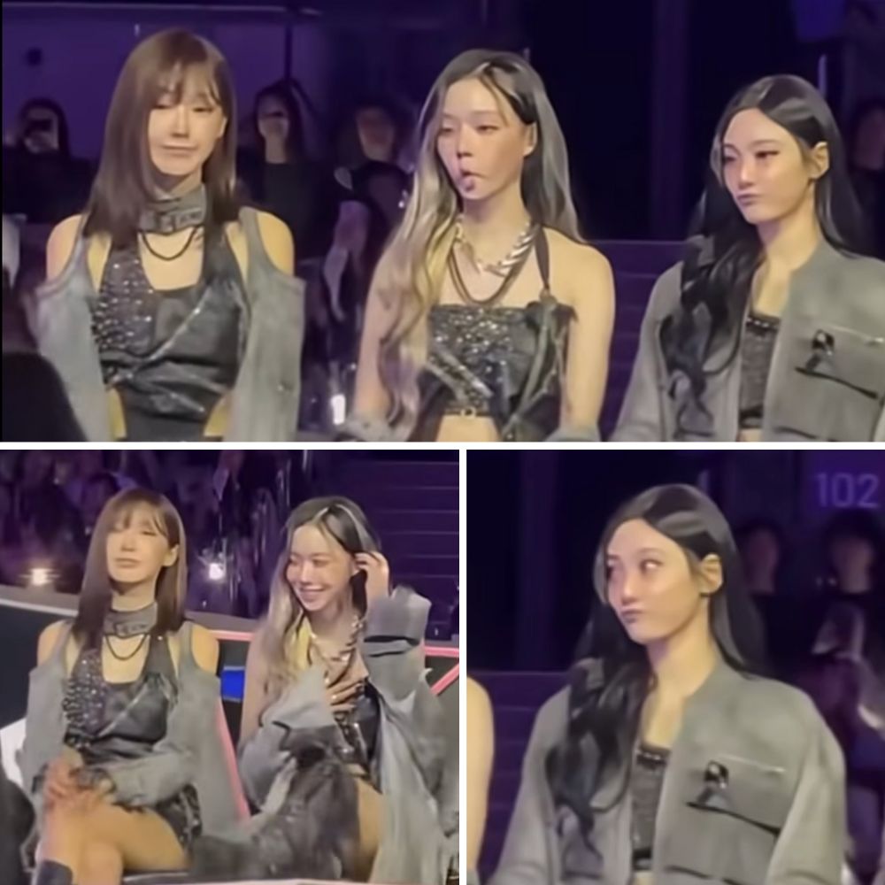 Thanh vien aespa gay tranh cai vi thai do thieu ton trong voi G-Dragon. Anh: cat tu video