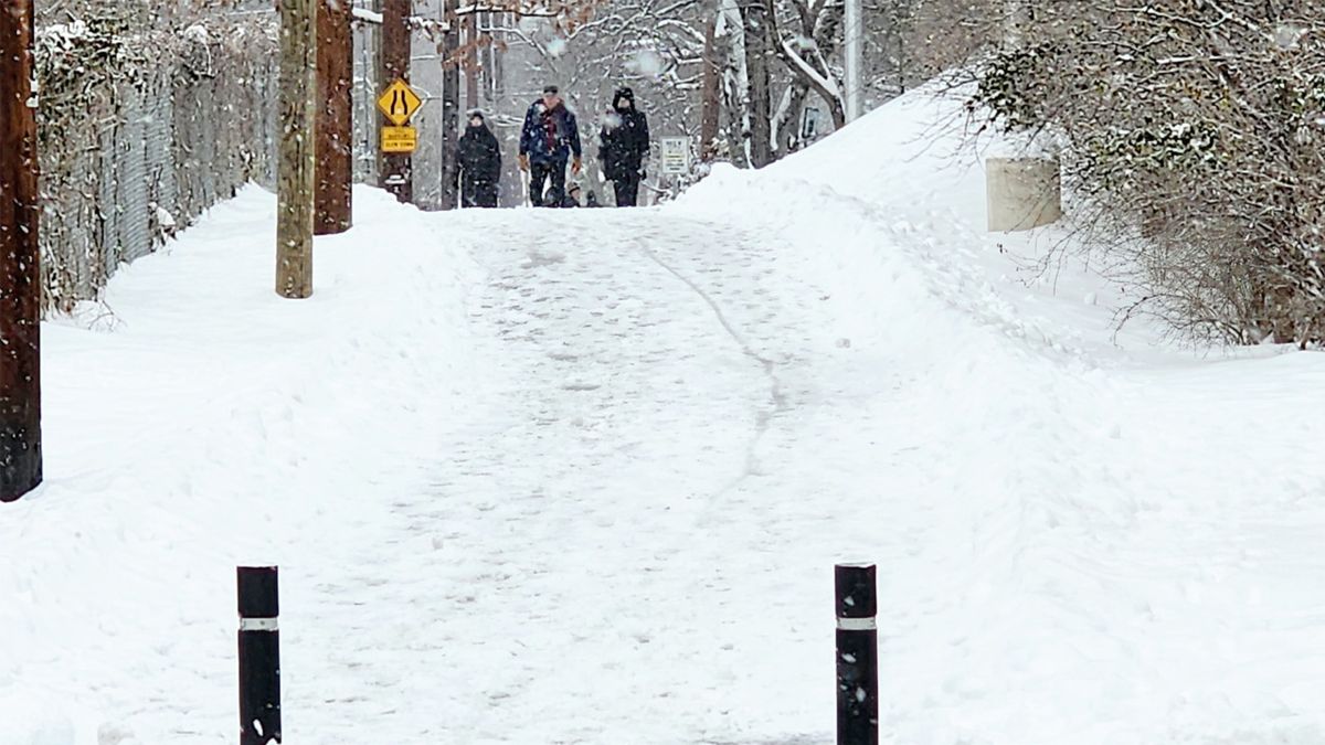 Bao tuyet ngay 8.1.2025 o Riverdale Park, Maryland, My. Anh: NOAA 