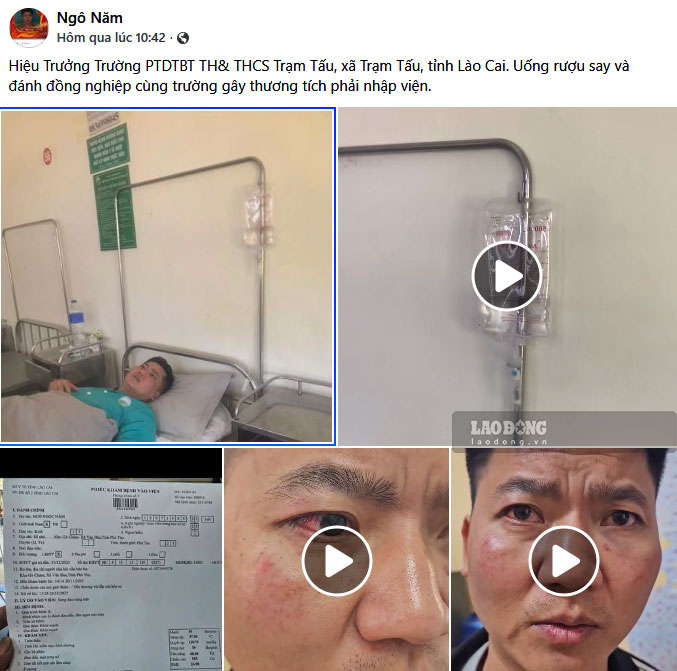 Thong tin vu viec dang tai len mang xa hoi gay xon xao du luan.  