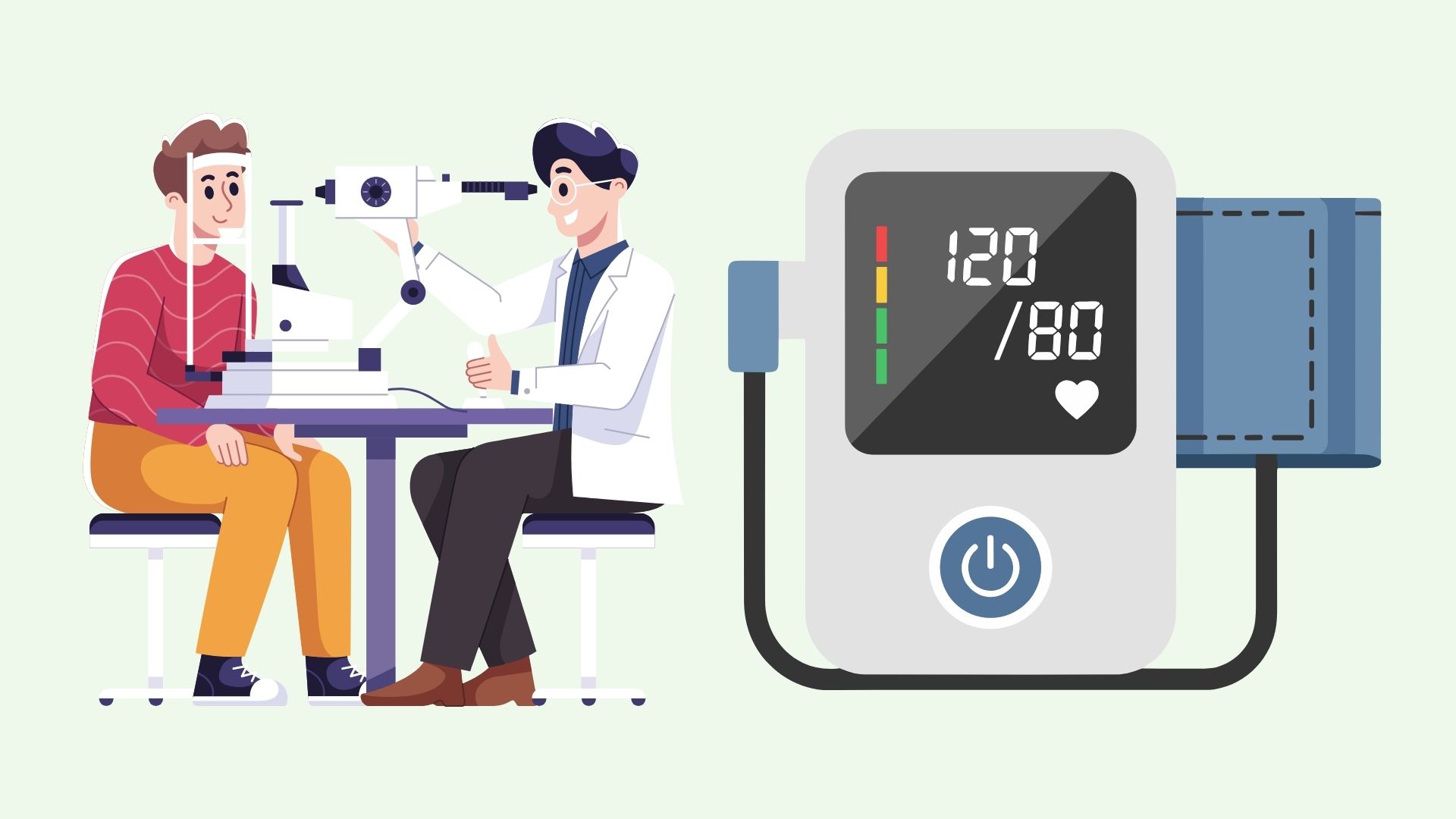 Small changes in the eyes warn of high blood pressure. Graphics: Linh Dan